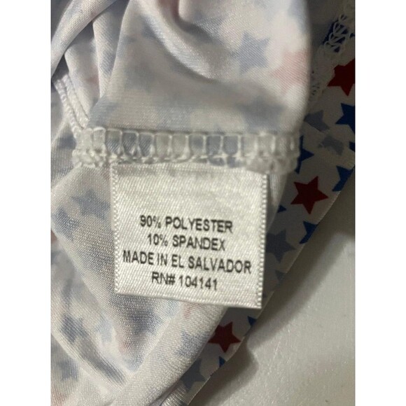 Lady Hagen Women’s XXL Quarter Zip Golf Shirt Blue Red Stars Patriotic Top USA - Picture 5 of 7